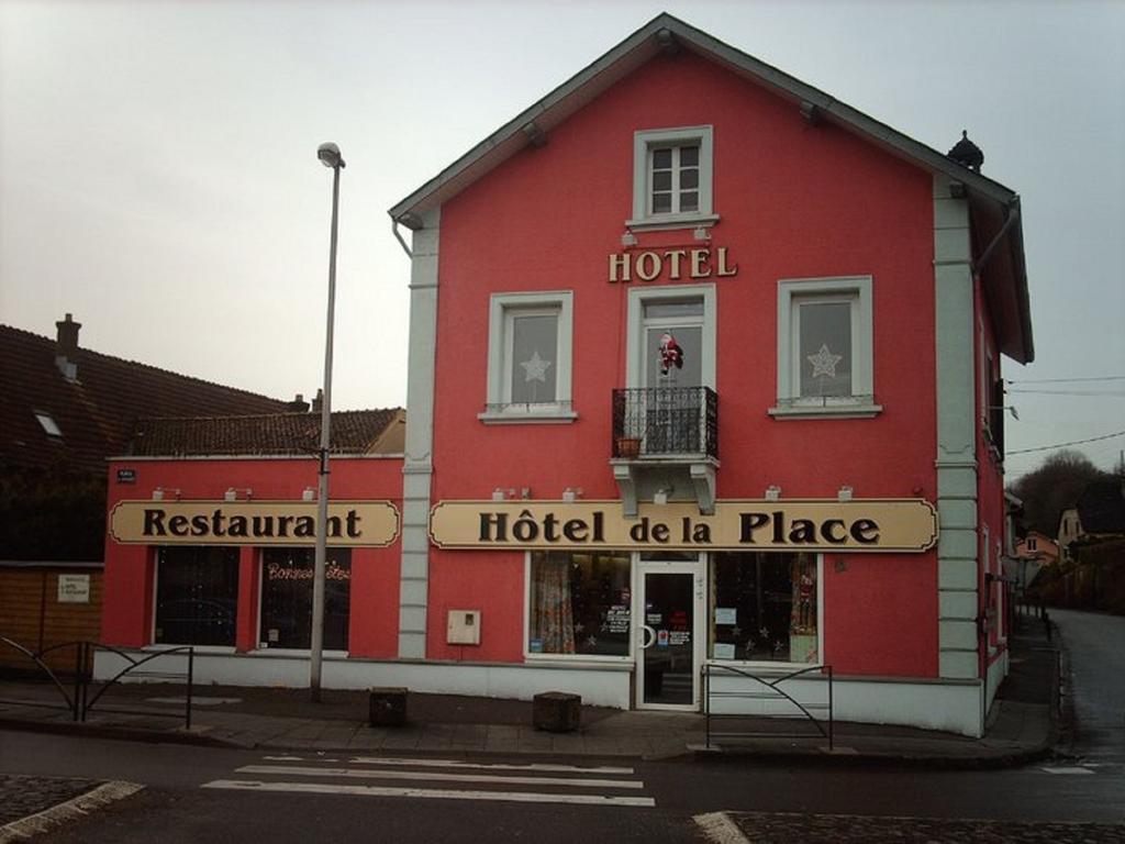 广场餐厅酒店 Voujeaucourt 外观 照片